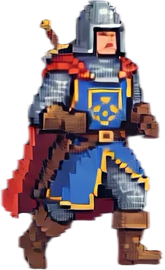 Sprite del caballero héroe: corriendo