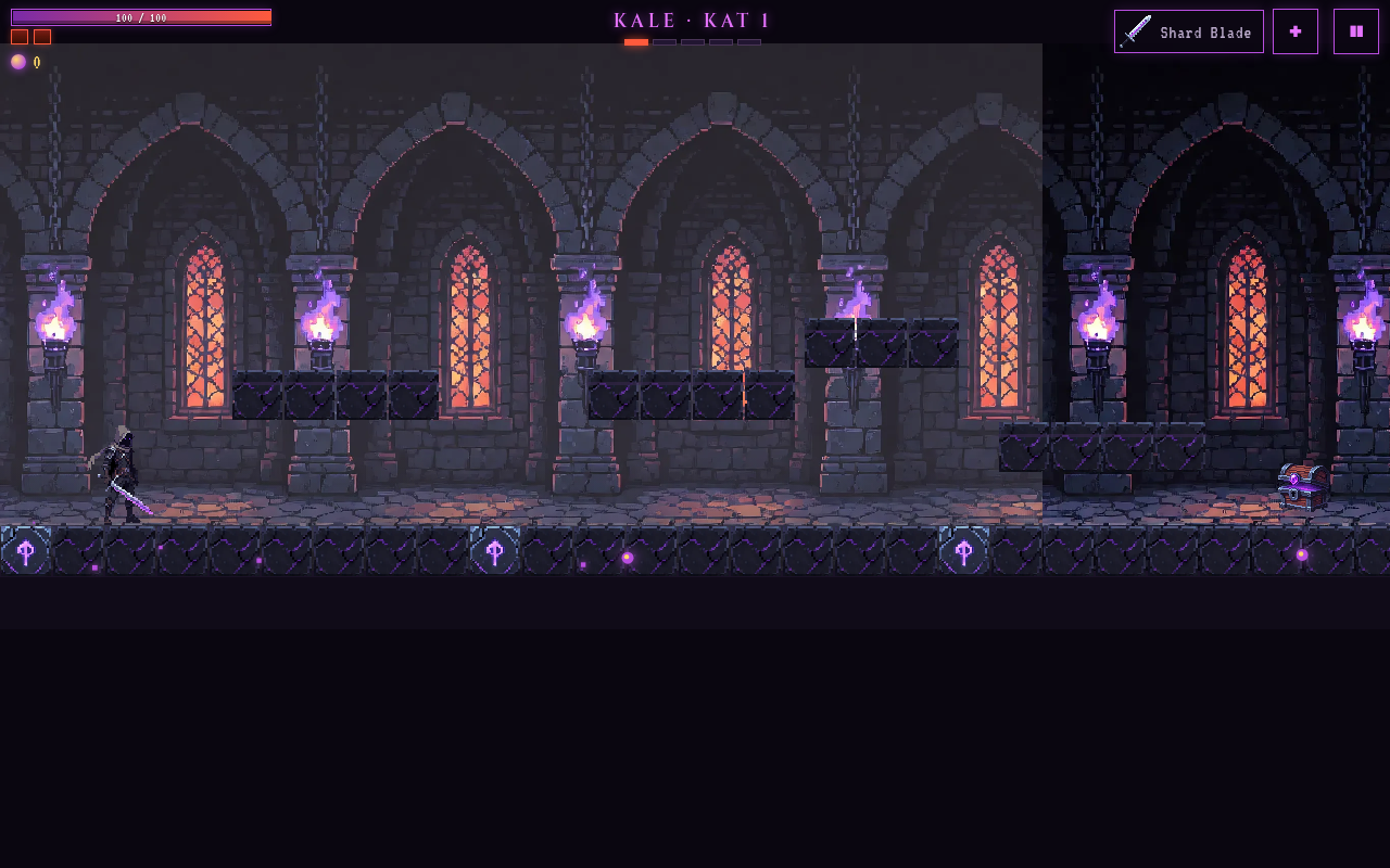 Gameplay — the Keep, floor 1
