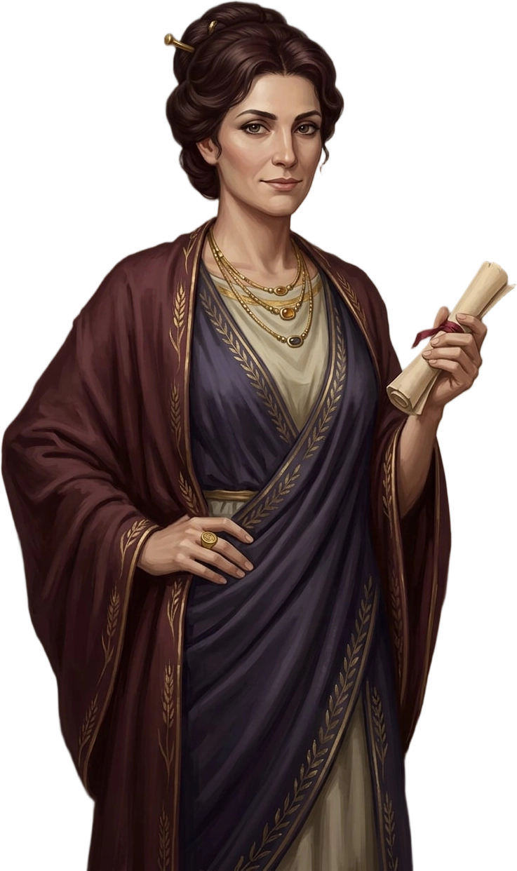 Livia Severa — transparent sprite