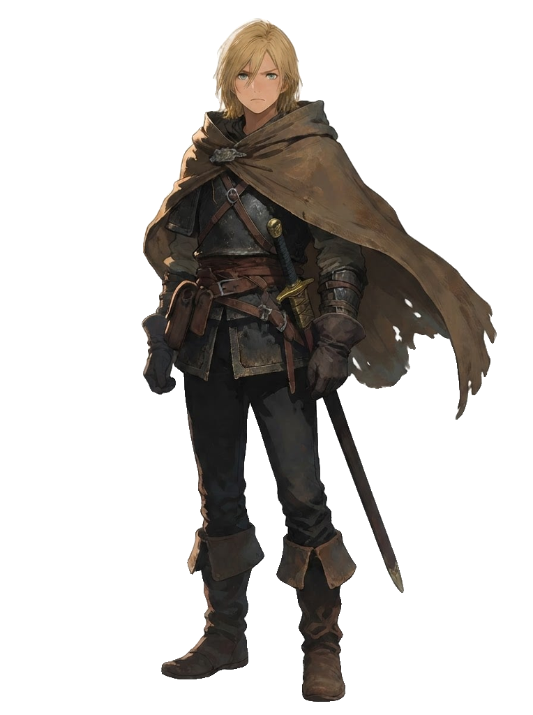 Der Wanderer — dramatisches Sprite
