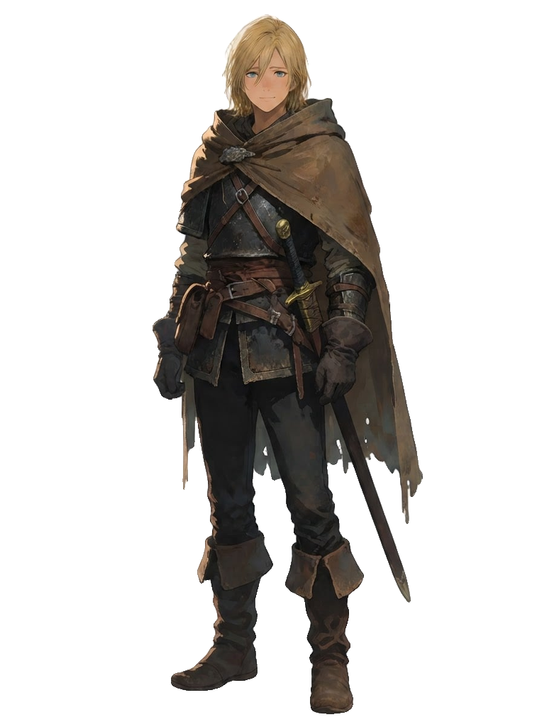 Der Wanderer — warmes Sprite